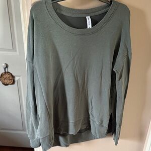 Athleta Olive Long Sleeve Top